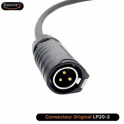 Connecteur original LP20-3 pour chargeur de batterie custom Save My Battery Sur-Ron Light Bee